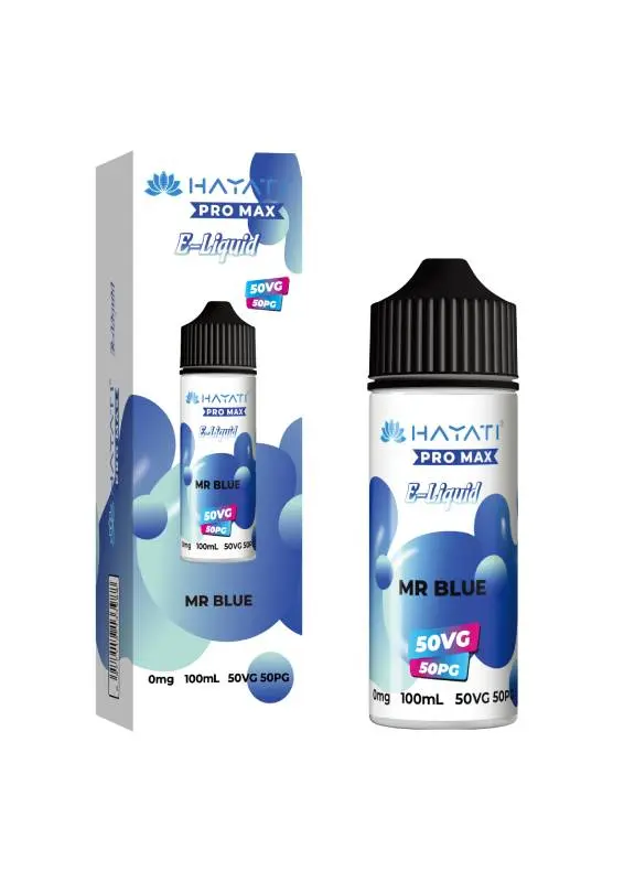 Mr Blue 50/50 E-Liquid by Hayati Pro Max 100ml